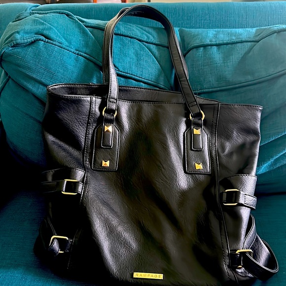 Rampage Bags Rampage Leather Tote Poshmark